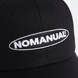 NOMANUAL(ノーマニュアル) CIRCLE LOGO BALLCAP - BLACK