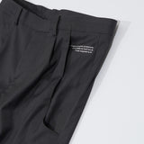 NOMANUAL(ノーマニュアル) UNUSUAL POCKET SCHOOL PANTS - GREY