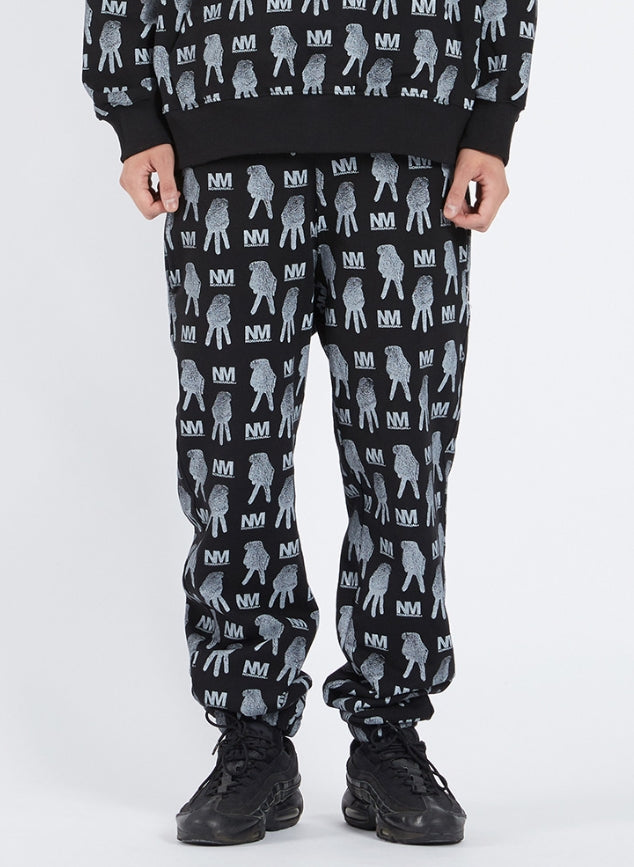 NOMANUAL(ノーマニュアル) F.S SWEAT PANTS - BLACK