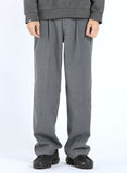 NOMANUAL(ノーマニュアル) STRIPED TUCK PANTS - GREY