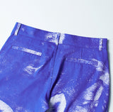 NOMANUAL(ノーマニュアル) FOX WORK PANTS - BLUE