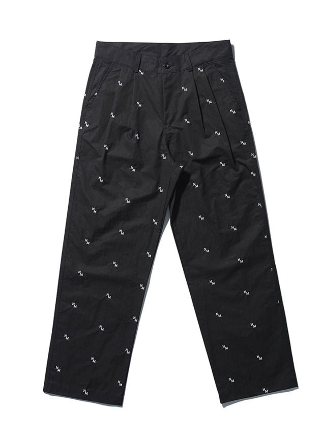 NOMANUAL(ノーマニュアル) NM PATTERN PANTS - BLACK