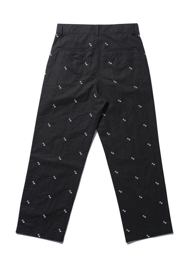 NOMANUAL(ノーマニュアル) NM PATTERN PANTS - BLACK