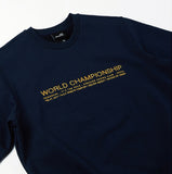 NOMANUAL(ノーマニュアル) WORLD CHAMPIONSHIP SWEAT SHIRT - NAVY