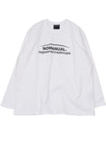 NOMANUAL(ノーマニュアル) BASKETBALL CLUB LONG SLEEVE TEE - WHITE