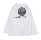 NOMANUAL(ノーマニュアル) BASKETBALL CLUB LONG SLEEVE TEE - WHITE