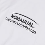 NOMANUAL(ノーマニュアル) BASKETBALL CLUB LONG SLEEVE TEE - WHITE