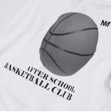 NOMANUAL(ノーマニュアル) BASKETBALL CLUB LONG SLEEVE TEE - WHITE