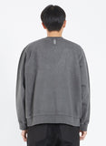 NOMANUAL(ノーマニュアル) S.LOGO SWEATSHIRT - CHACOAL