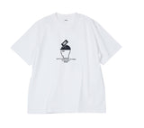 NOMANUAL(ノーマニュアル) SAFETY HELMET T-SHIRT - WHITE