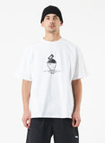 NOMANUAL(ノーマニュアル) SAFETY HELMET T-SHIRT - WHITE