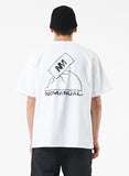 NOMANUAL(ノーマニュアル) SAFETY HELMET T-SHIRT - WHITE