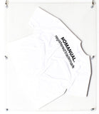 NOMANUAL(ノーマニュアル) NM UNBALANCE T-SHIRT - WHITE