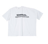 NOMANUAL(ノーマニュアル) NM UNBALANCE T-SHIRT - WHITE