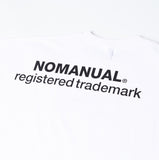 NOMANUAL(ノーマニュアル) NM UNBALANCE T-SHIRT - WHITE