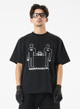 NOMANUAL(ノーマニュアル) REPAIRMAN T-SHIRT - BLACK