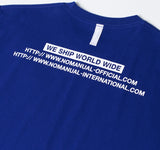 NOMANUAL(ノーマニュアル) REPAIRMAN T-SHIRT - BLUE