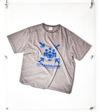 NOMANUAL(ノーマニュアル) NM PEOPLE LOGO T-SHIRT - GREY