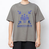 NOMANUAL(ノーマニュアル) NM PEOPLE LOGO T-SHIRT - GREY