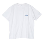 NOMANUAL(ノーマニュアル) NM PATCH LOGO T-SHIRT - WHITE