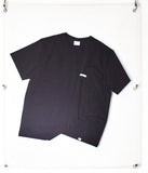 NOMANUAL(ノーマニュアル) NM PATCH LOGO T-SHIRT - BLACK