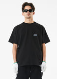 NOMANUAL(ノーマニュアル) NM PATCH LOGO T-SHIRT - BLACK