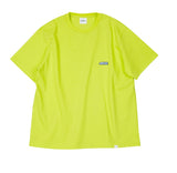 NOMANUAL(ノーマニュアル) NM PATCH LOGO T-SHIRT - NEON GREEN