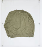 NOMANUAL(ノーマニュアル) S.LOGO SWEATSHIRT - KHAKI