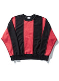 NOMANUAL(ノーマニュアル) INSIDE-OUT SWEATSHIRT - RED