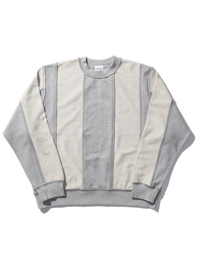 NOMANUAL(ノーマニュアル) INSIDE-OUT SWEATSHIRT - MELANGE