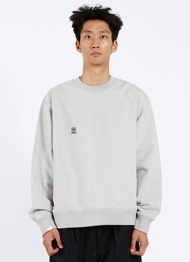 NOMANUAL(ノーマニュアル) SUBWAY REFLECTIVE SWEATSHIRT - GREY