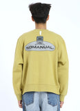 NOMANUAL(ノーマニュアル) SUBWAY REFLECTIVE SWEATSHIRT - MUSTARD