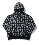 NOMANUAL(ノーマニュアル) F.S OVERSIZED HOODIE - BLACK