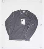 NOMANUAL(ノーマニュアル) TKO LONG SLEEVE TEE - DARK GREY