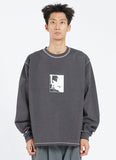 NOMANUAL(ノーマニュアル) TKO LONG SLEEVE TEE - DARK GREY