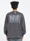 NOMANUAL(ノーマニュアル) TKO LONG SLEEVE TEE - DARK GREY