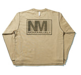 NOMANUAL(ノーマニュアル) TKO LONG SLEEVE TEE - CAMEL