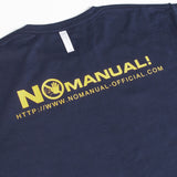 NOMANUAL(ノーマニュアル) WARNING LONG SLEEVE TEE - NAVY