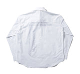 NOMANUAL(ノーマニュアル) HIDDEN LOGO SHIRT - WHITE