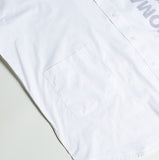 NOMANUAL(ノーマニュアル) HIDDEN LOGO SHIRT - WHITE