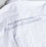 NOMANUAL(ノーマニュアル) HIDDEN LOGO SHIRT - WHITE