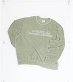 NOMANUAL(ノーマニュアル) P.DYED SWEATSHIRT - KHAKI