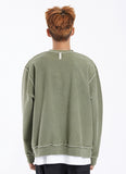 NOMANUAL(ノーマニュアル) P.DYED SWEATSHIRT - KHAKI