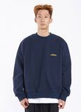 NOMANUAL(ノーマニュアル) S.TM LOGO SWEATSHIRT - NAVY