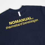 NOMANUAL(ノーマニュアル) S.TM LOGO SWEATSHIRT - NAVY