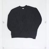 NOMANUAL(ノーマニュアル) PERFORATED SWEATSHIRT - BLACK