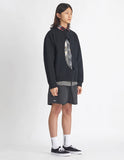 NOMANUAL(ノーマニュアル) PERFORATED SWEATSHIRT - BLACK