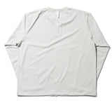 NOMANUAL(ノーマニュアル) PERFORATED LONG SLEEVE TEE - SAGE GRAY