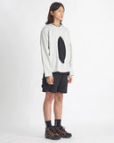 NOMANUAL(ノーマニュアル) PERFORATED LONG SLEEVE TEE - SAGE GRAY