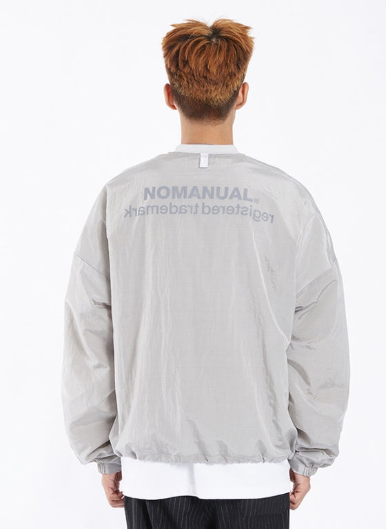 NOMANUAL(ノーマニュアル) TM' WARM UP TOP - LIGHT GREY